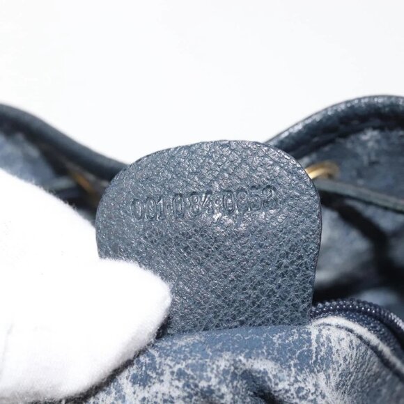 GUCCI GG Supreme Shoulder Bag PVC Navy Gold 001 084 0853 Auth 142551 - Picture 2 of 16